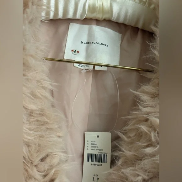 Anthropologie Teddy Jacket in Tan - Picture 5 of 7